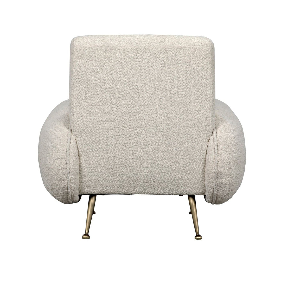 Hera Chair - Boucle Fabric-Noir-NOIR-LEA-C0454-1D-Lounge Chairs-6-France and Son