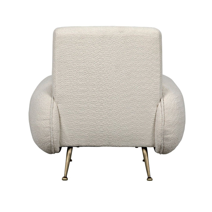 Hera Chair - Boucle Fabric-Noir-NOIR-LEA-C0454-1D-Lounge Chairs-6-France and Son