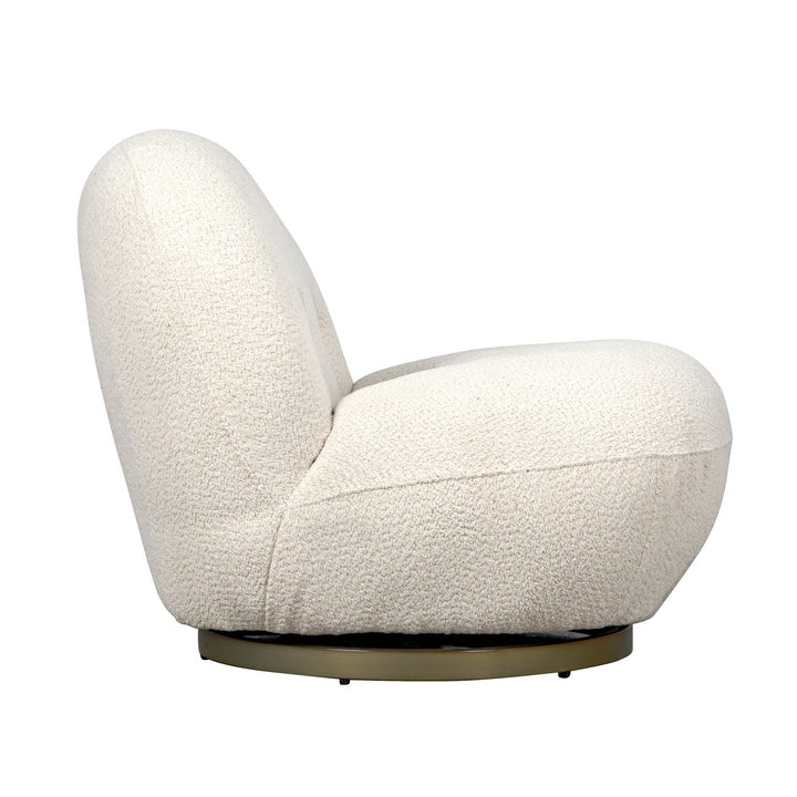 Artemis Chair - Boucle Fabric-Noir-NOIR-LEA-C0462-01-1D-Lounge Chairs-4-France and Son