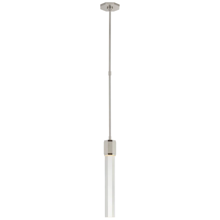 Fasdo Single Pendant-Visual Comfort-VISUAL-LR 5911PN-CG-PendantsPolished Nickel-3-France and Son