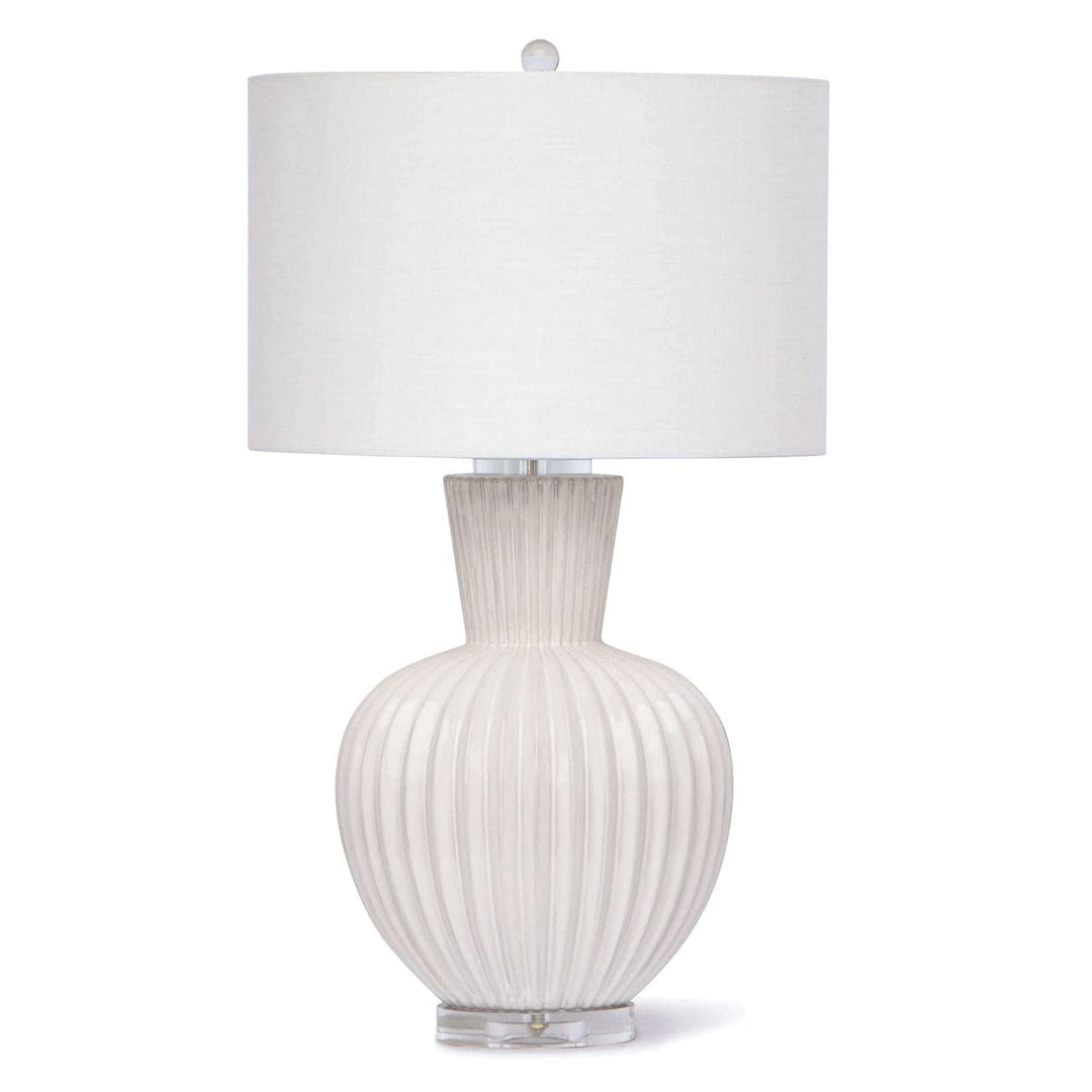 Madrid Ceramic Table Lamp (White)