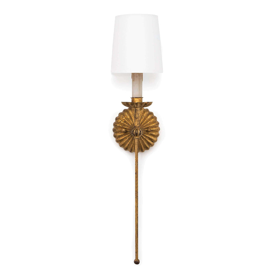 Clove Sconce Single - Antique Gold Leaf-Regina Andrew Design-RAD-15-1073-Wall Lighting-1-France and Son