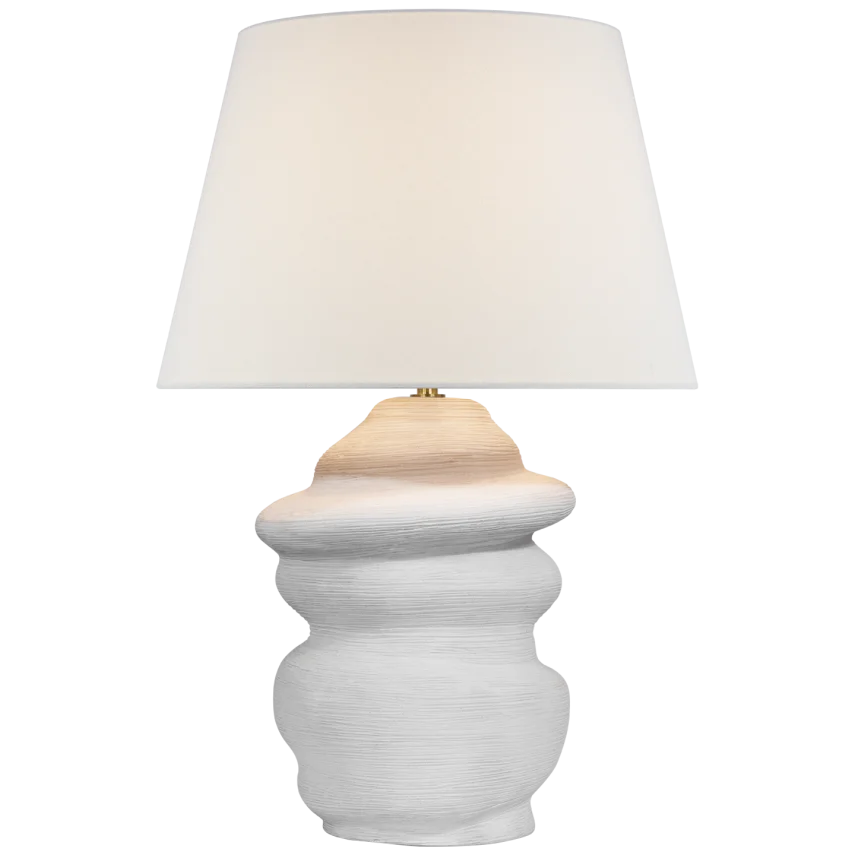Bima Medium Organic Table Lamp-Visual Comfort-VISUAL-MF 3636SDW-L-Table Lamps-1-France and Son