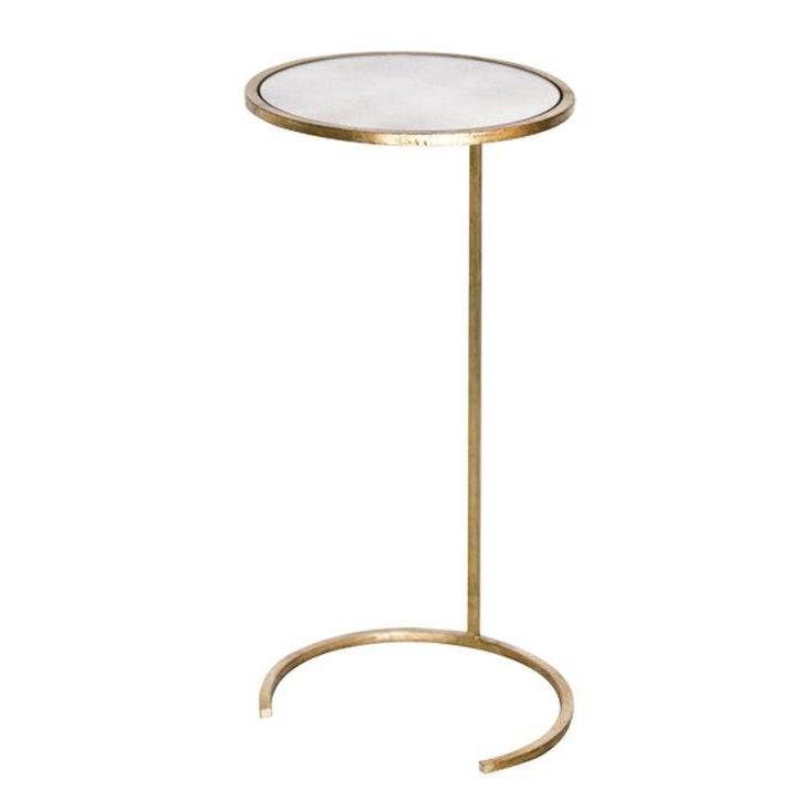 Monaco Cigar Table-Worlds Away-STOCKR-WORLD-MONACO G-Side TablesGold Leaf-1-France and Son