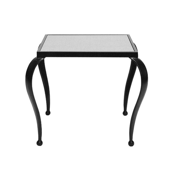 Moseley Side Table-Worlds Away-WORLD-MOSELEY BL-Side TablesBlack Powder Coat-3-France and Son