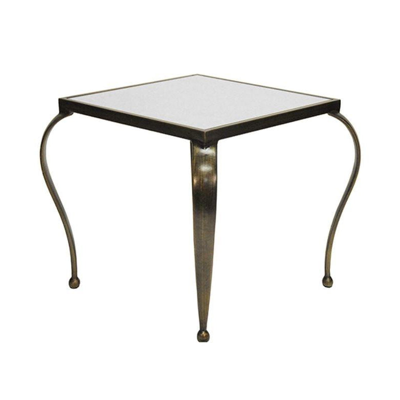 Moseley Side Table-Worlds Away-WORLD-MOSELEY BRZ-Side TablesPainted Bronze-2-France and Son