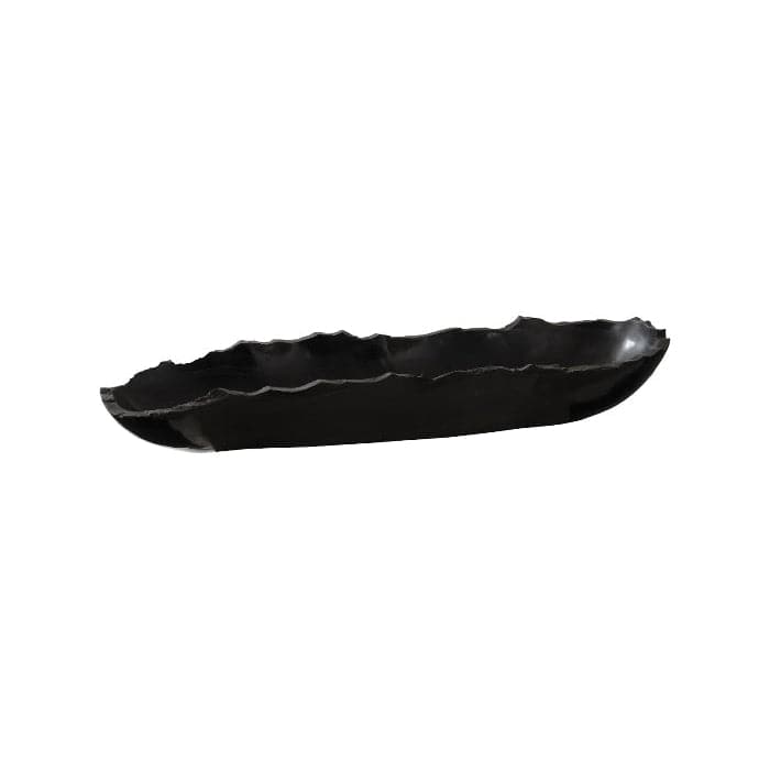 Aragonite Canoe Bowl-Phillips Collection-PHIL-MX106696-BowlsBlack-Small-1-France and Son