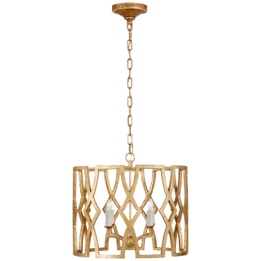 Barnie Small Lantern-Visual Comfort-VISUAL-NW 5110VG-ChandeliersGold-1-France and Son