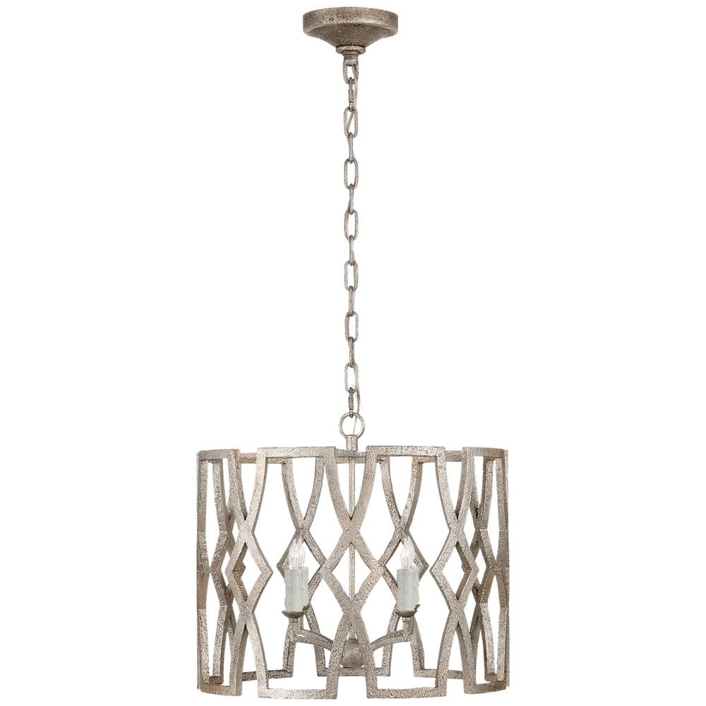 Barnie Small Lantern-Visual Comfort-VISUAL-NW 5110VS-ChandeliersSilver-2-France and Son