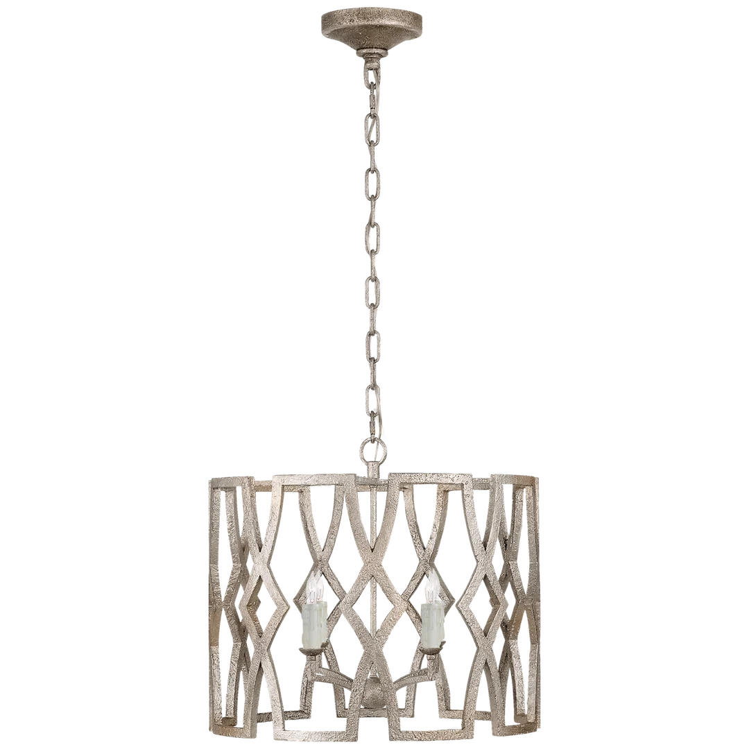 Barnie Small Lantern-Visual Comfort-VISUAL-NW 5110VS-ChandeliersSilver-2-France and Son