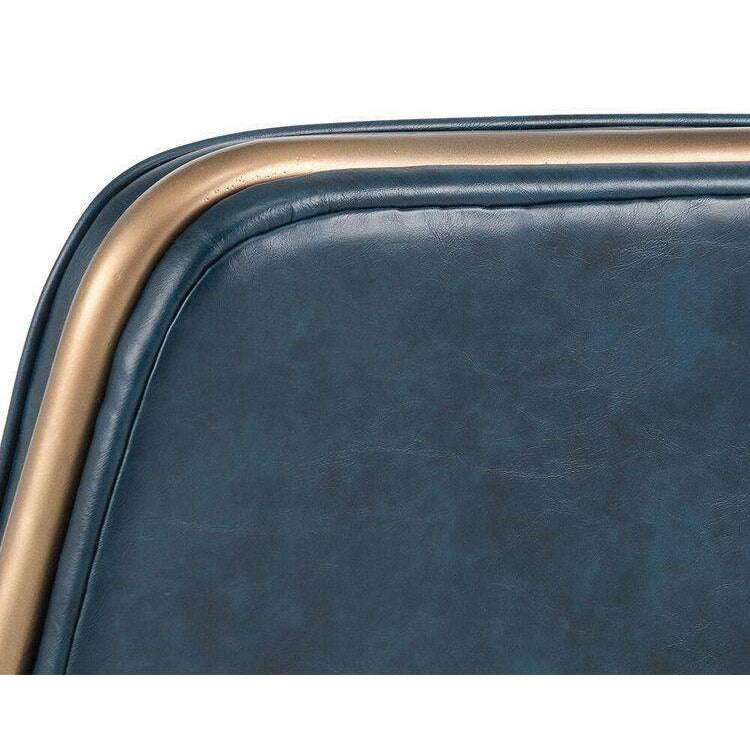 Lincoln Lounge Chair - Rustic Bronze-Sunpan-SUNPAN-102586-Lounge ChairsBlue-9-France and Son