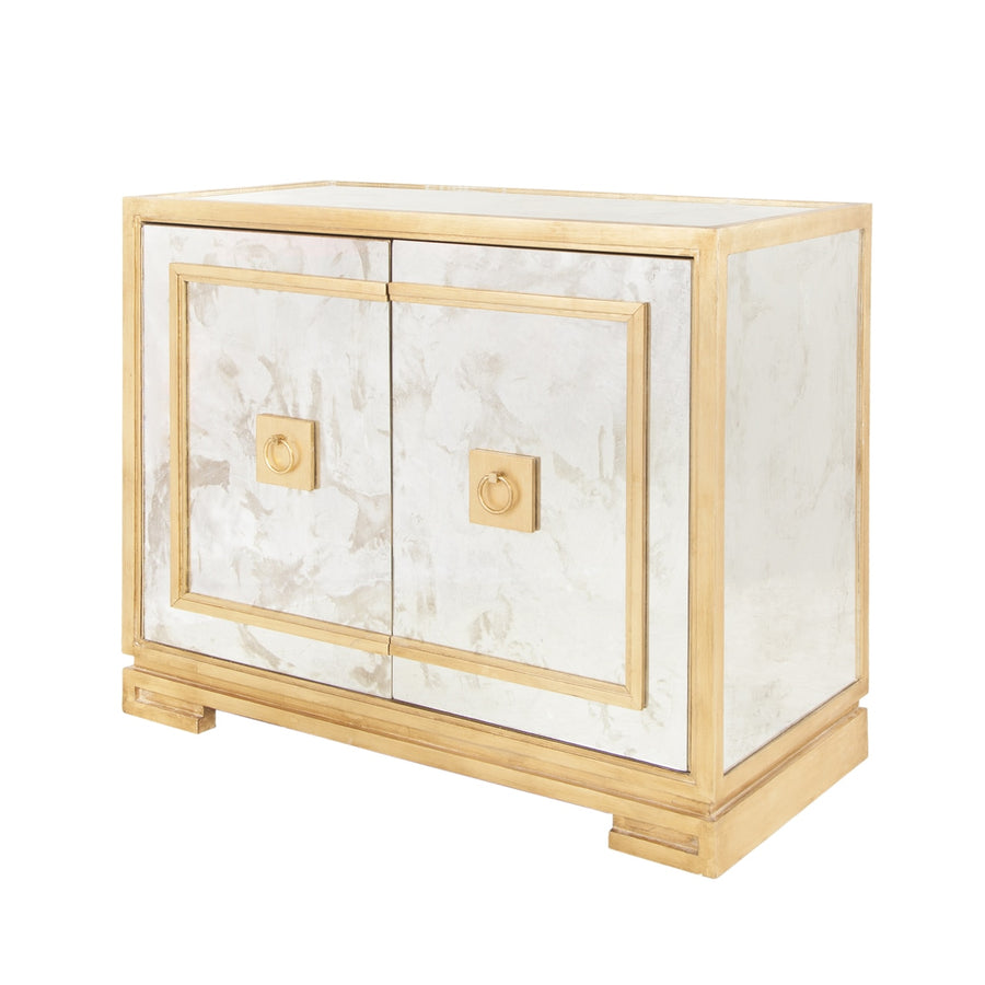 Ophelia 2 Door Cabinet-Worlds Away-WORLD-OPHELIA G-Bookcases & Cabinets-1-France and Son