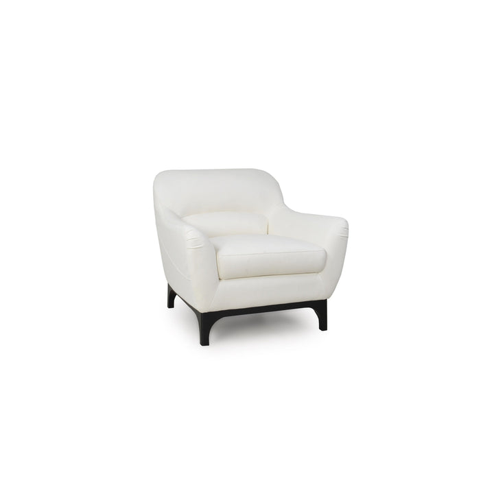Celia Mid-Century Chair Pure White-Moroni Leather-MORONI-35701BS1296-Lounge Chairs-1-France and Son