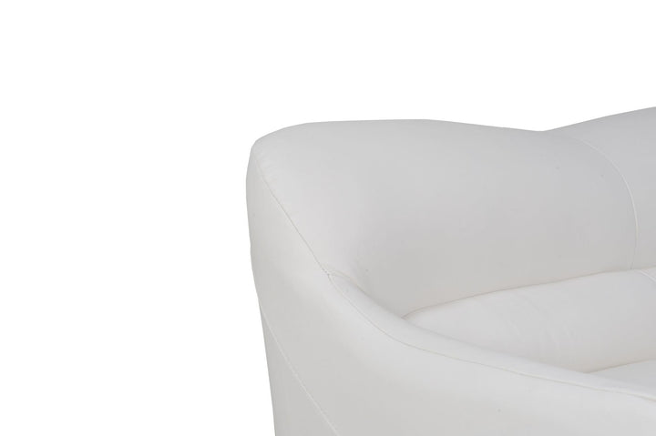 Celia Mid-Century Chair Pure White-Moroni Leather-MORONI-35701BS1296-Lounge Chairs-5-France and Son