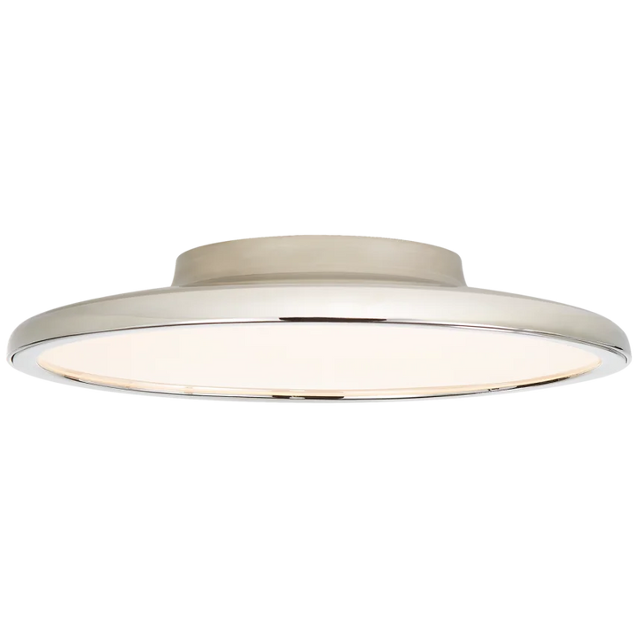 Dow 13" Flush Mount-Visual Comfort-VISUAL-PB 4000PN-Flush MountsPolished Nickel-3-France and Son