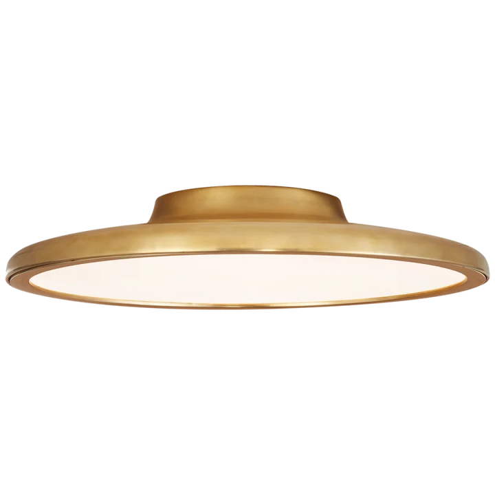 Dow 16" Flush Mount-Visual Comfort-VISUAL-PB 4003NB-Flush MountsNatural Brass-2-France and Son