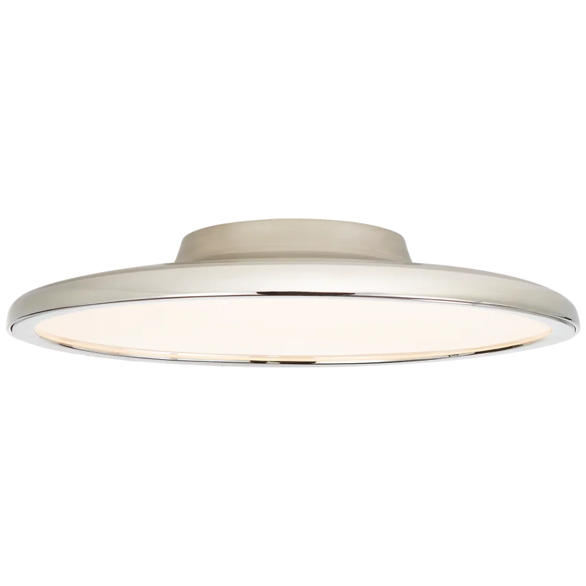 Dow 16" Flush Mount-Visual Comfort-VISUAL-PB 4003PN-Flush MountsPolished Nickel-3-France and Son