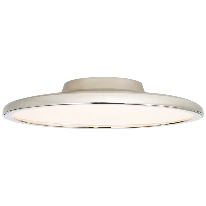 Dow 16" Flush Mount-Visual Comfort-VISUAL-PB 4003PN-Flush MountsPolished Nickel-3-France and Son