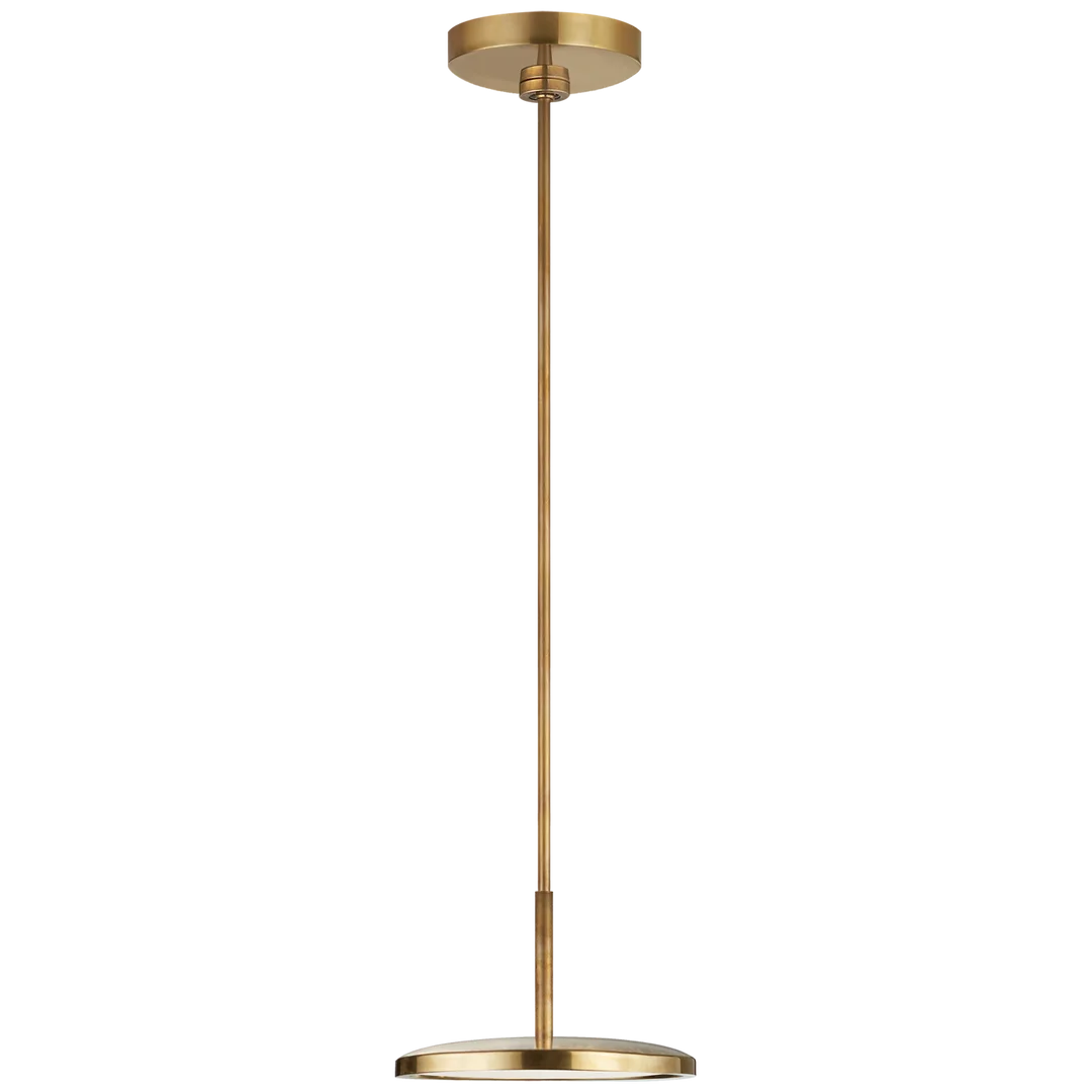 Dow 9" Pendant-Visual Comfort-VISUAL-PB 5002NB-PendantsNatural Brass-2-France and Son