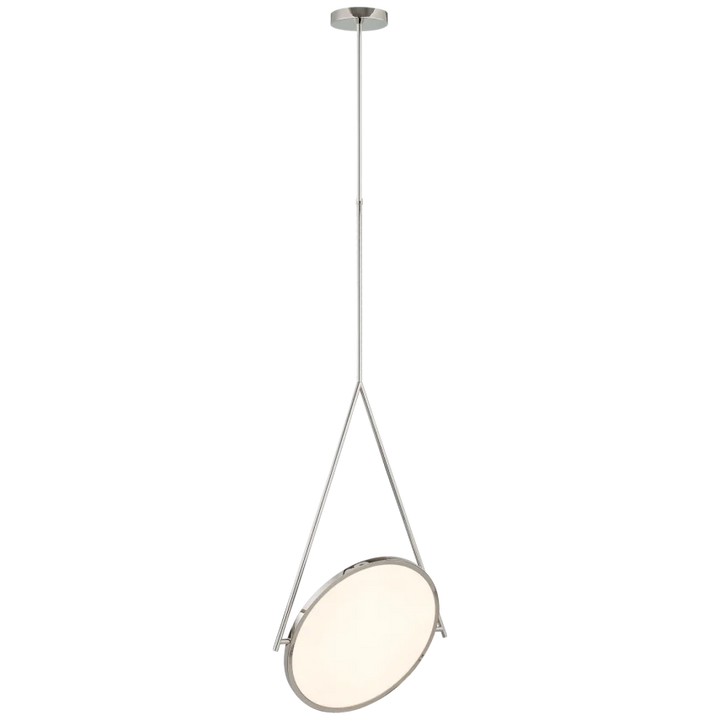 Dow Stacy 13" Rotating Pendant-Visual Comfort-VISUAL-PB 5005PN-PendantsPolished Nickel-3-France and Son