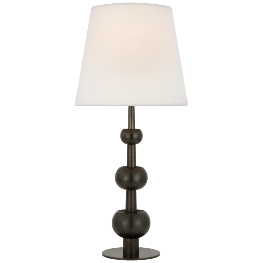 Coma Medium Triple Table Lamp-Visual Comfort-VISUAL-PCD 3105BZ-L-Table LampsBronze-1-France and Son