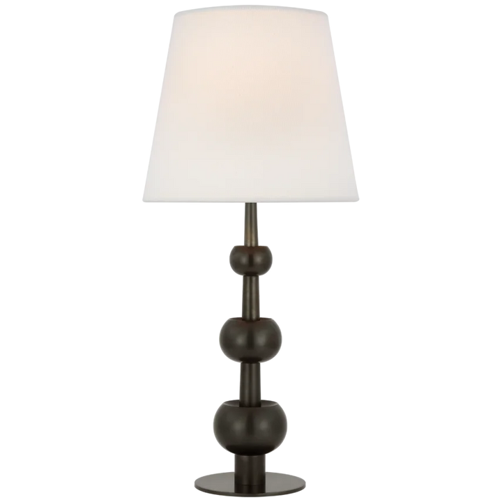 Coma Medium Triple Table Lamp-Visual Comfort-VISUAL-PCD 3105BZ-L-Table LampsBronze-1-France and Son