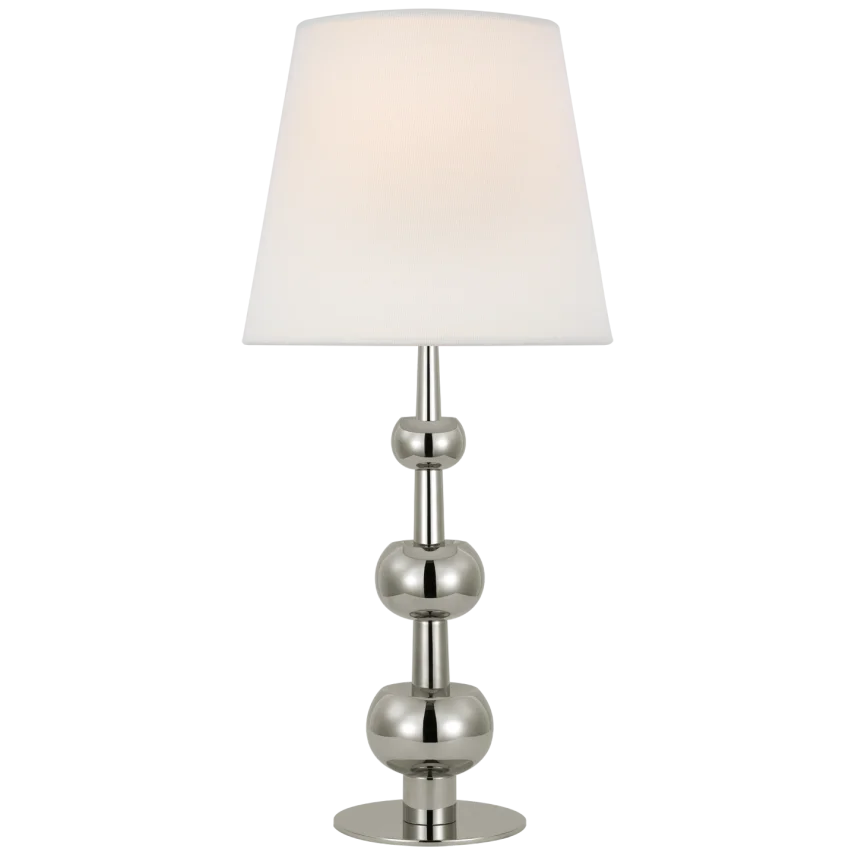 Coma Medium Triple Table Lamp-Visual Comfort-VISUAL-PCD 3105PN-L-Table LampsPolished Nickel-3-France and Son