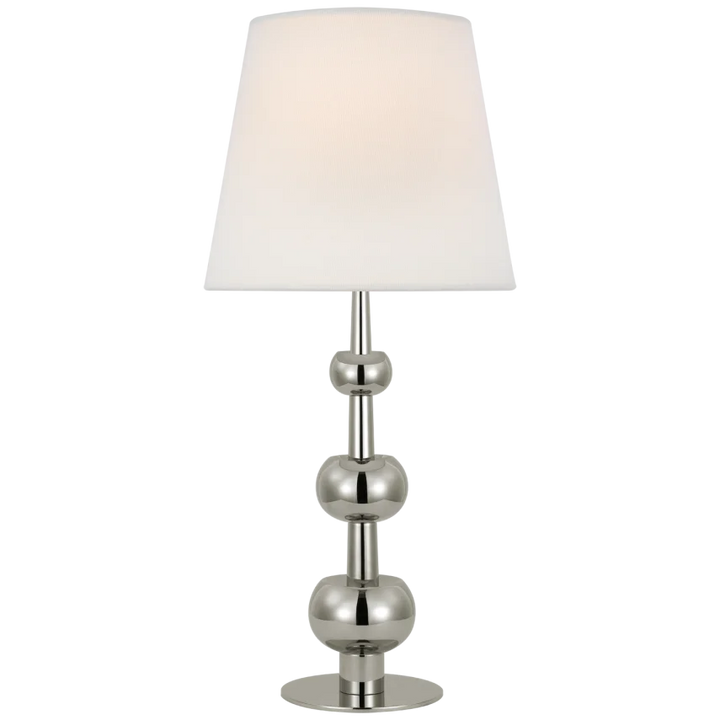 Coma Medium Triple Table Lamp-Visual Comfort-VISUAL-PCD 3105PN-L-Table LampsPolished Nickel-3-France and Son