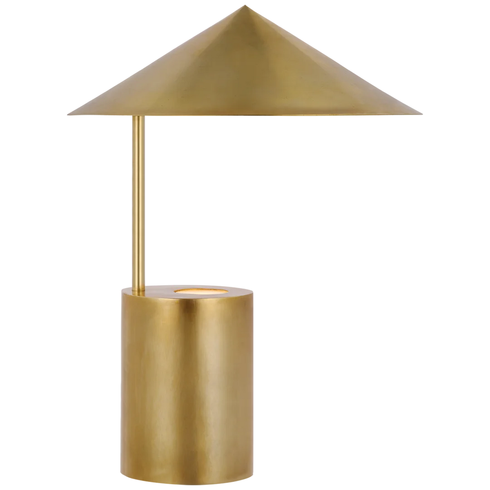 Orla Small Table Lamp-Visual Comfort-VISUAL-PCD 3205HAB-Table LampsHand-Rubbed Antique Brass-2-France and Son