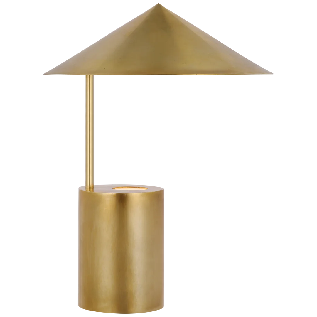 Orla Small Table Lamp-Visual Comfort-VISUAL-PCD 3205HAB-Table LampsHand-Rubbed Antique Brass-2-France and Son