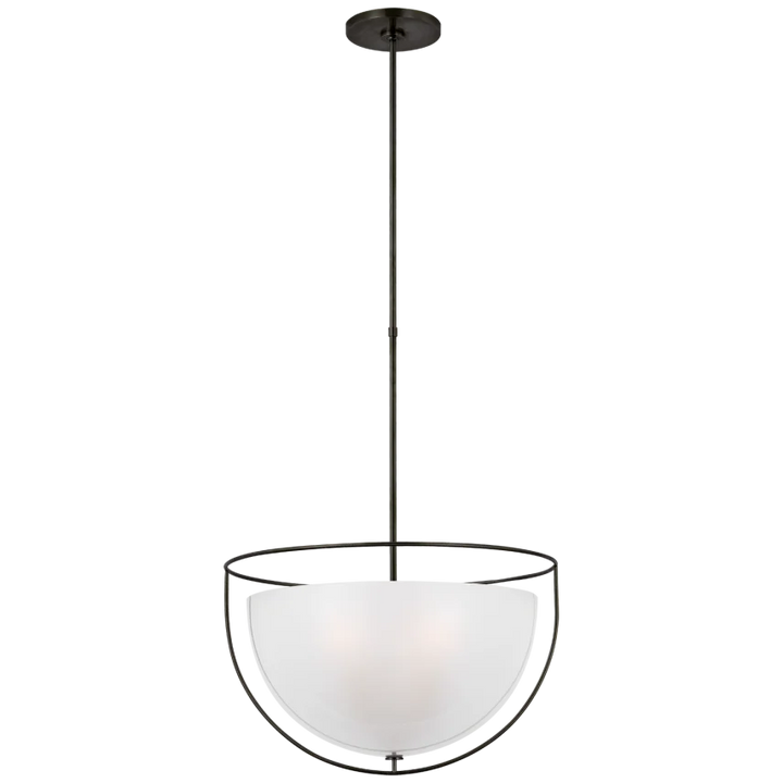 Odeng Large Pendant-Visual Comfort-VISUAL-PCD 5050BZ-FG-PendantsBronze-1-France and Son