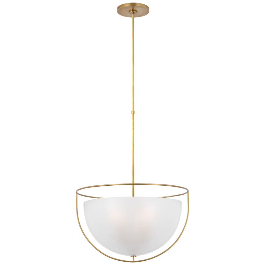 Odeng Large Pendant-Visual Comfort-VISUAL-PCD 5050HAB-FG-PendantsHand-Rubbed Antique Brass-2-France and Son