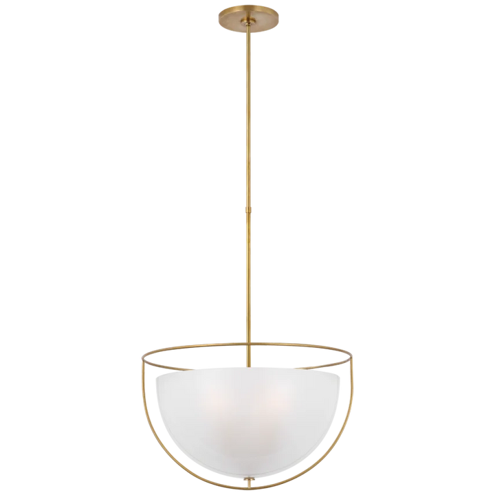 Odeng Large Pendant-Visual Comfort-VISUAL-PCD 5050HAB-FG-PendantsHand-Rubbed Antique Brass-2-France and Son