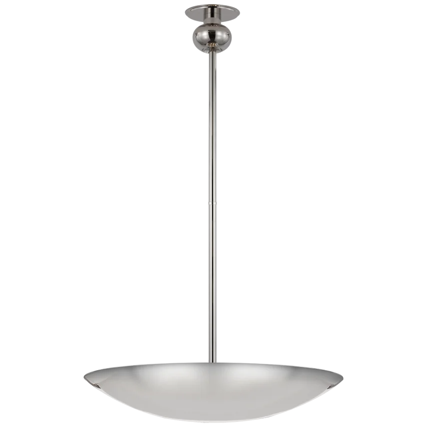 Cora Medium Uplight Chandelier-Visual Comfort-VISUAL-PCD 5115PN-ChandeliersPolished Nickel-3-France and Son