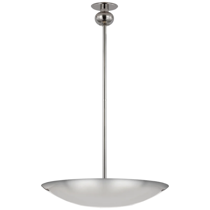 Cora Medium Uplight Chandelier-Visual Comfort-VISUAL-PCD 5115PN-ChandeliersPolished Nickel-3-France and Son