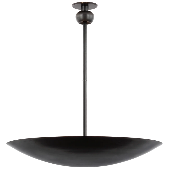 Comey XL Uplight Chandelier-Visual Comfort-VISUAL-PCD 5116BZ-ChandeliersBronze-1-France and Son