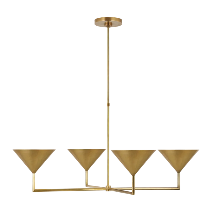 Orby XL Chandelier-Visual Comfort-VISUAL-PCD 5200HAB-ChandeliersHand-Rubbed Antique Brass-2-France and Son