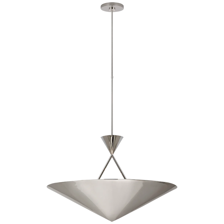 Orla Medium Chandelier-Visual Comfort-VISUAL-PCD 5210PN-ChandeliersPolished Nickel-3-France and Son