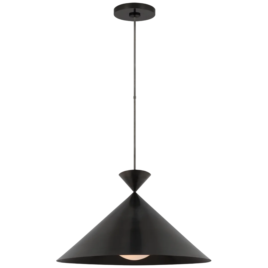 Orla Grande Pendant-Visual Comfort-VISUAL-PCD 5220BZ-WG-PendantsBronze-1-France and Son