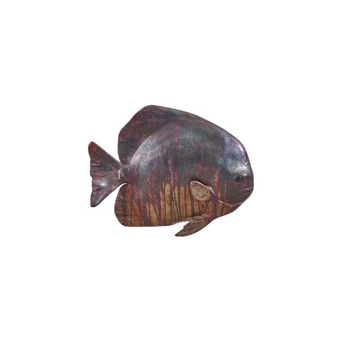 Australian Bat Fish Wall Sculpture-Phillips Collection-PHIL-PH100653-Wall ArtCopper Patina-1-France and Son