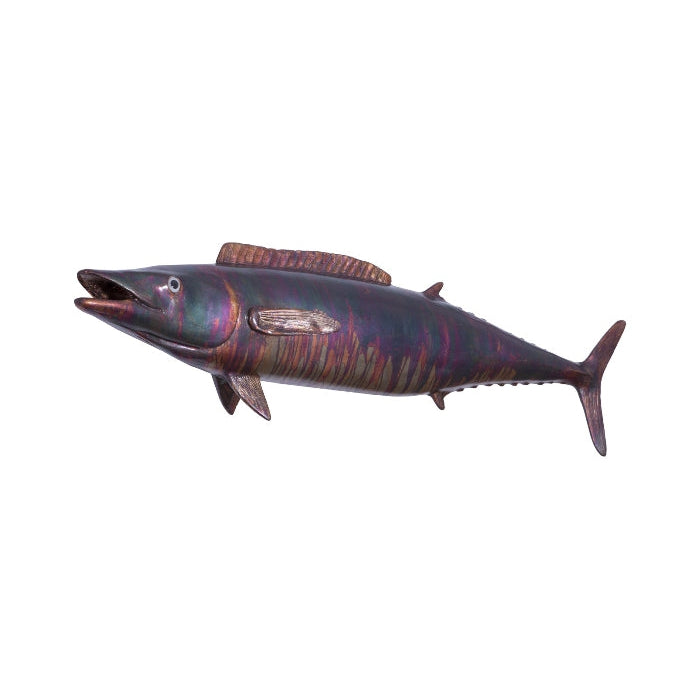 Wahoo Fish Wall Sculpture-Phillips Collection-PHIL-PH100655-Wall ArtCopper Patina-2-France and Son