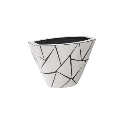 Triangle Crazy Cut Planter-Phillips Collection-PHIL-PH100870-DecorSmall-1-France and Son