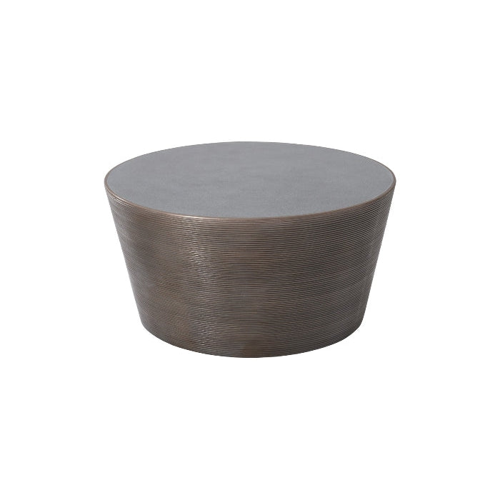 Kono Coffee Table Bronze Finish With Concrete Top-Phillips Collection-PHIL-PH102335-Coffee Tables-2-France and Son