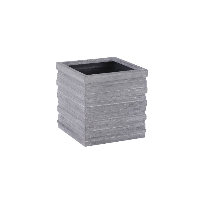 June Square Gray Planter-Phillips Collection-PHIL-PH103541-PlantersMedium-2-France and Son