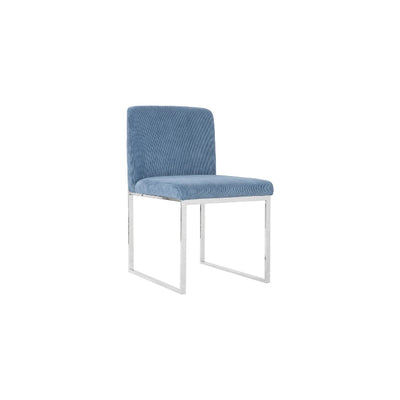 Frozen Dining Chair-Phillips Collection-PHIL-PH103732-Dining ChairsBlue Corduroy-1-France and Son