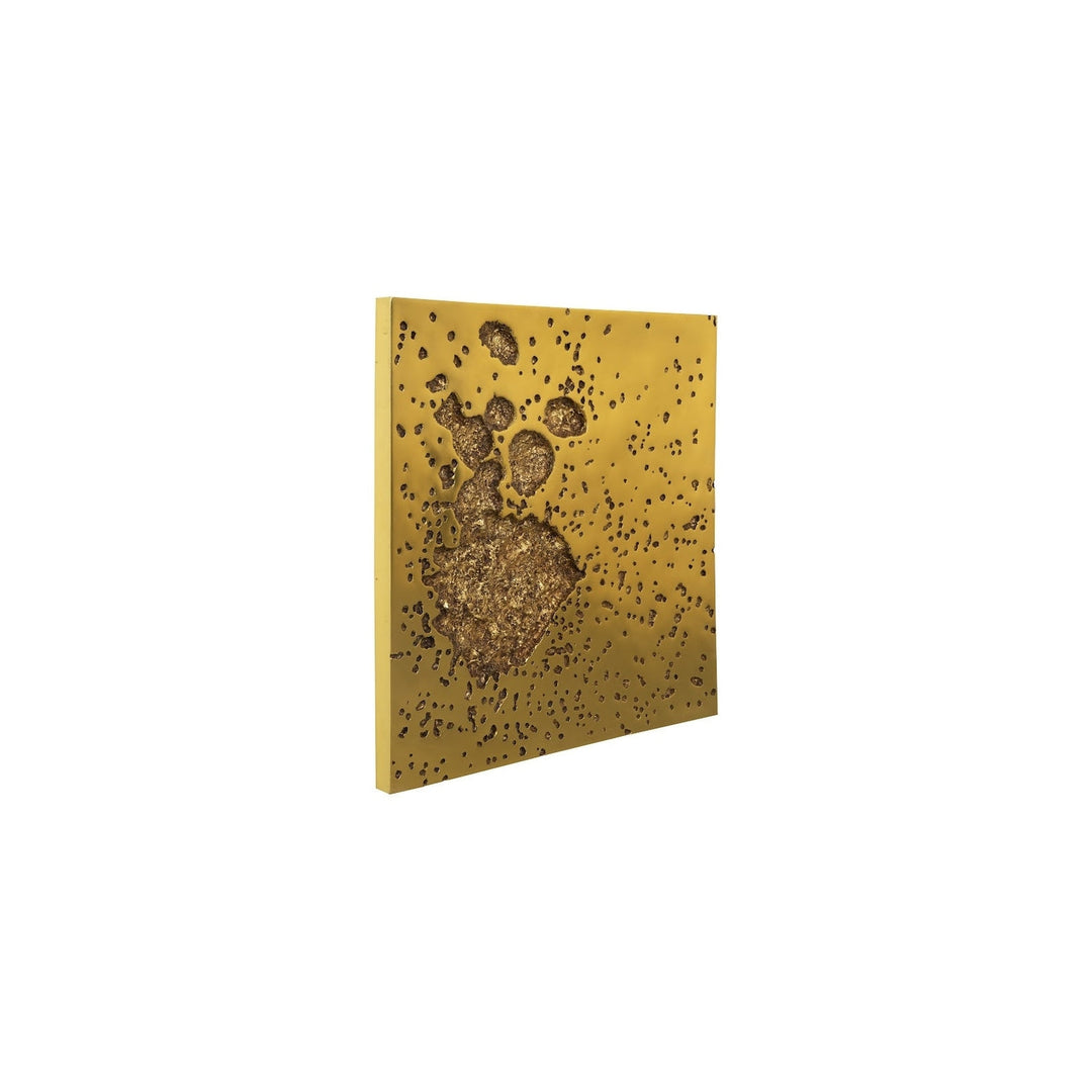 Splotch Square Gold Wall Art-Phillips Collection-PHIL-PH107319-Wall Art-2-France and Son