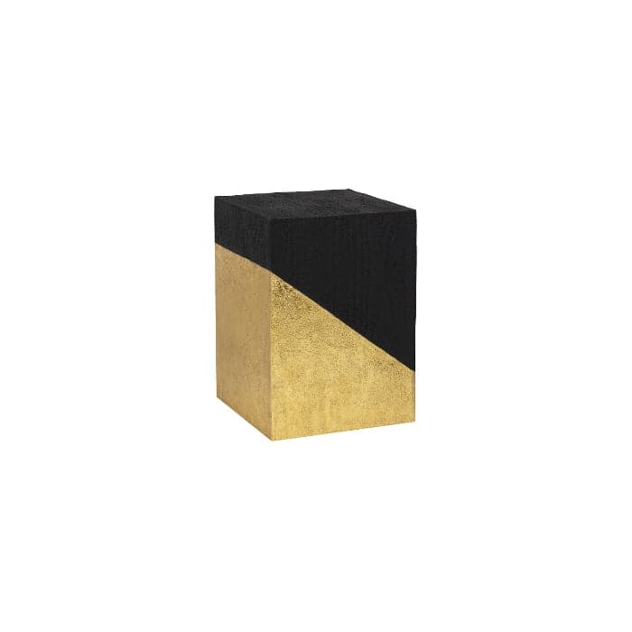 Scorched Side Table, Black and Gold-Phillips Collection-PHIL-PH110306-Side Tables-3-France and Son