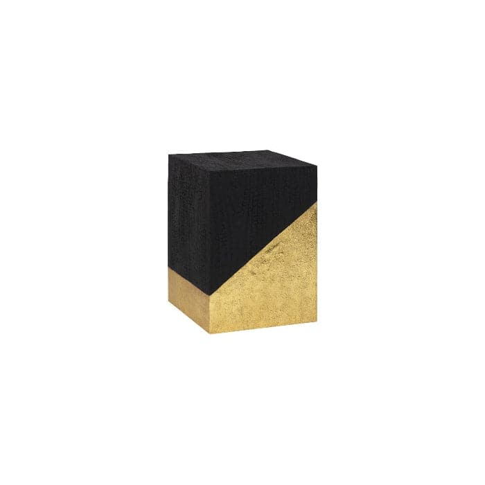 Scorched Side Table, Black and Gold-Phillips Collection-PHIL-PH110306-Side Tables-1-France and Son