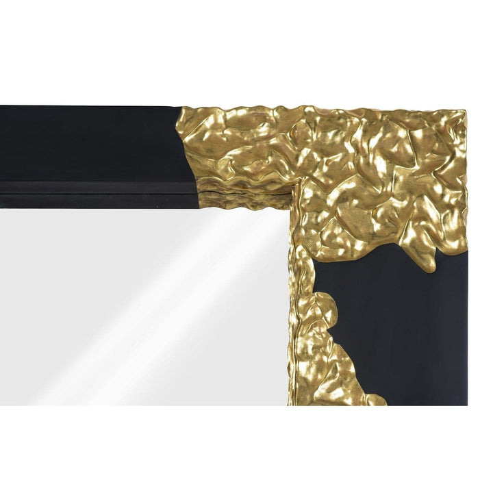 Mercury Rectangular Black Gold Mirror-Phillips Collection-PHIL-PH112040-Mirrors-3-France and Son