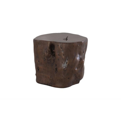 Log Stool-Phillips Collection-PHIL-PH56724-Stools & OttomansBronze-Large-1-France and Son